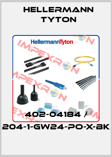 402-04184 / 204-1-GW24-PO-X-BK Hellermann Tyton