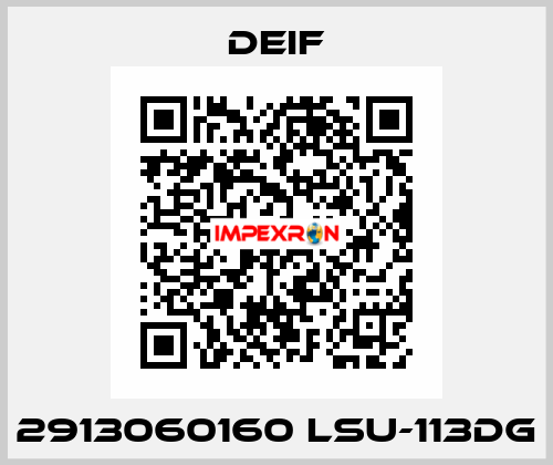 2913060160 LSU-113DG Deif