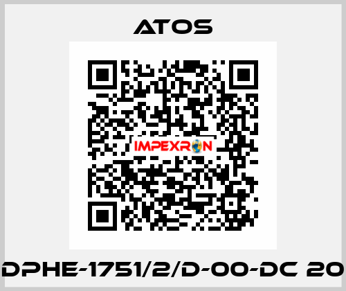 DPHE-1751/2/D-00-DC 20 Atos