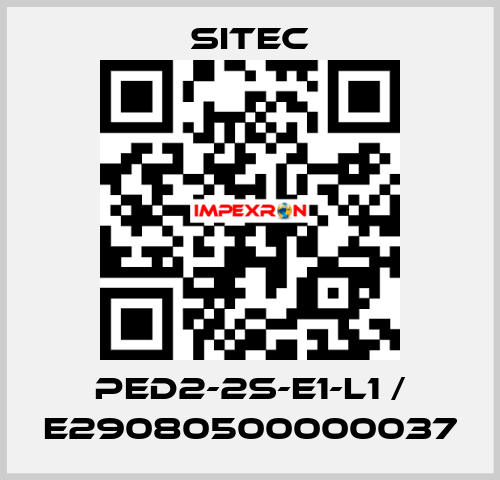 PED2-2S-E1-L1 / E29080500000037 SITEC