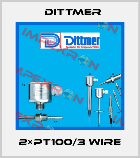 2×PT100/3 WIRE Dittmer
