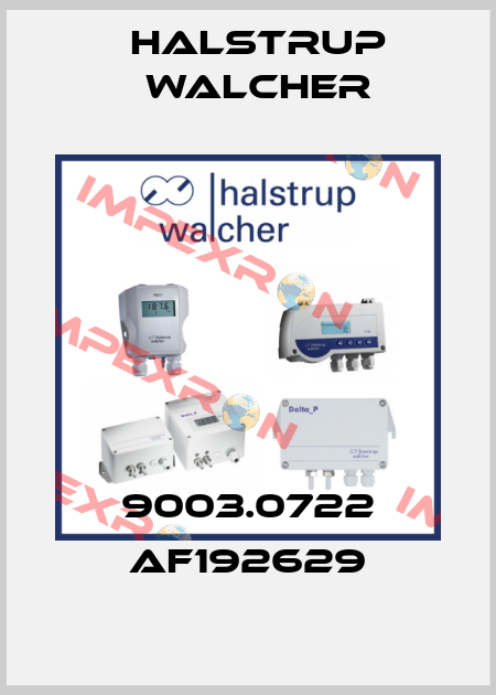 9003.0722 AF192629 Halstrup Walcher