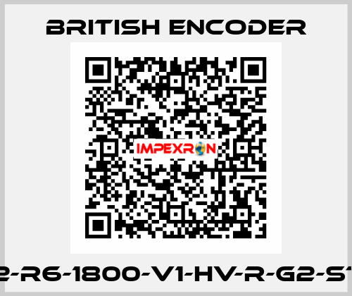 TR1-E2-R6-1800-V1-HV-R-G2-ST-IP50 British Encoder