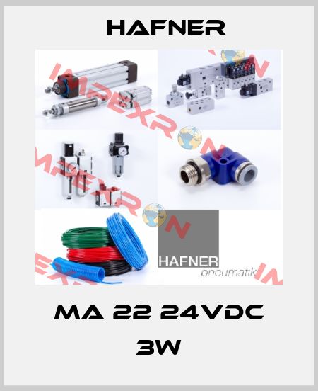 MA 22 24VDC 3W Hafner