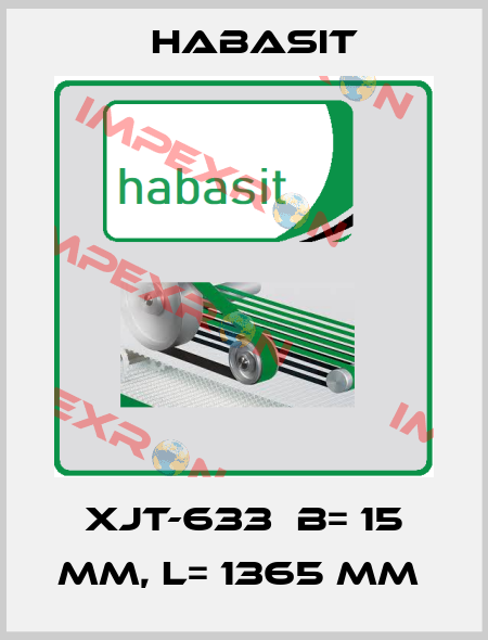 XJT-633  B= 15 MM, L= 1365 MM  Habasit