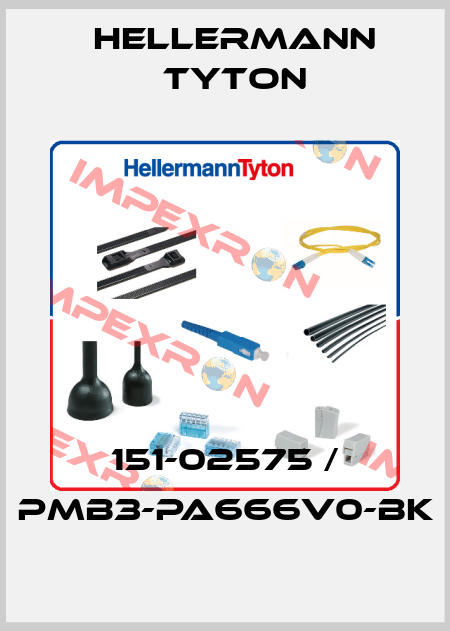 151-02575 / PMB3-PA666V0-BK Hellermann Tyton