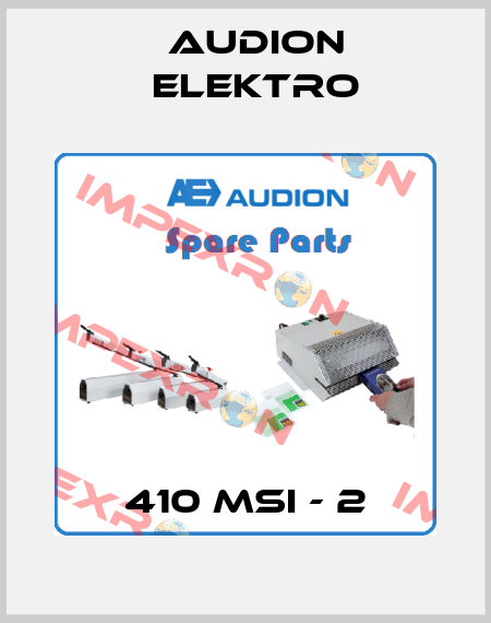 410 MSI - 2 Audion Elektro