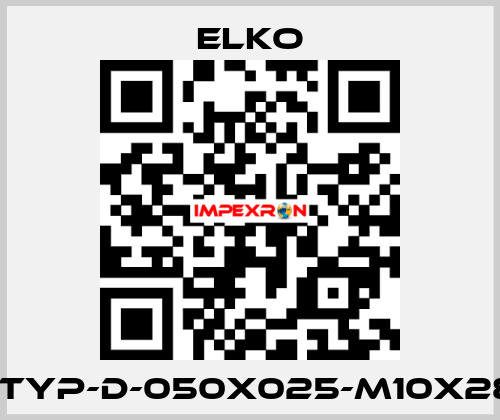 GP-DZ-TYP-D-050X025-M10X28-NR57 Elko