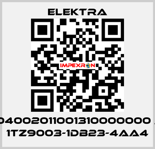 04002011001310000000 / 1TZ9003-1DB23-4AA4 ELEKTRA