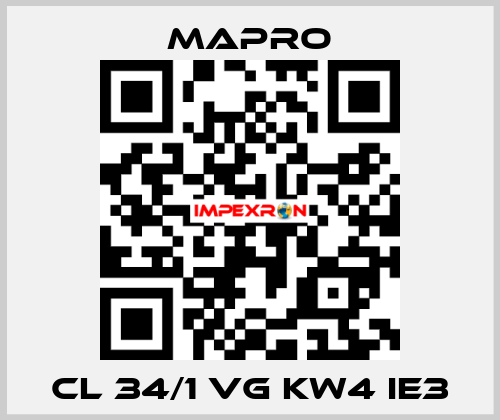 CL 34/1 VG kW4 IE3 Mapro