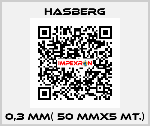 0,3 MM( 50 MMX5 MT.) Hasberg