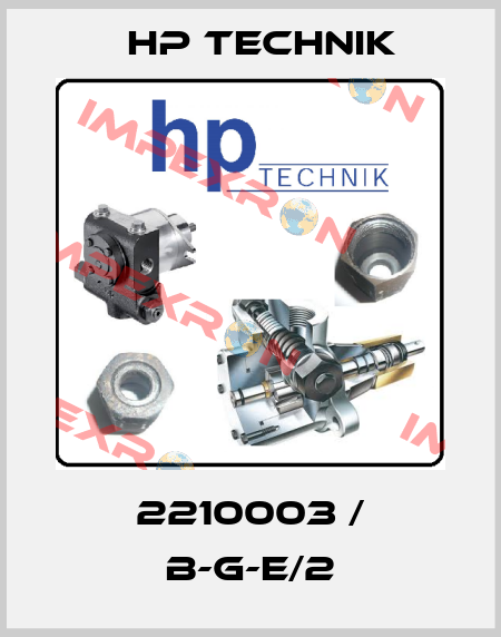 2210003 / B-G-E/2 HP Technik