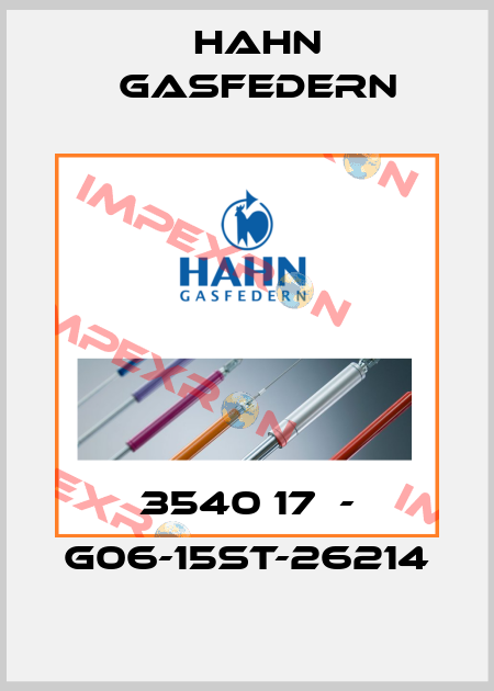 3540 17  - G06-15ST-26214 Hahn Gasfedern