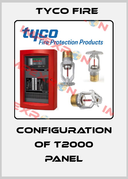 configuration of T2000 Panel Tyco Fire