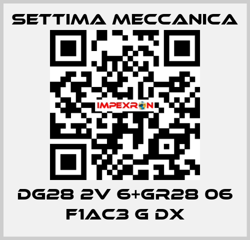 DG28 2V 6+GR28 06 F1AC3 G DX Settima Meccanica