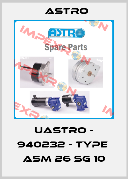 UASTRO - 940232 - Type  ASM 26 SG 10 Astro