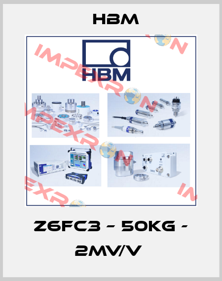 Z6FC3 – 50KG - 2MV/V  Hbm
