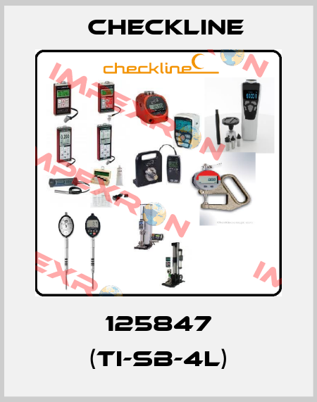 125847 (TI-SB-4L) Checkline