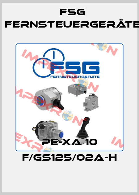 PE-XA 10 f/GS125/02A-H FSG Fernsteuergeräte