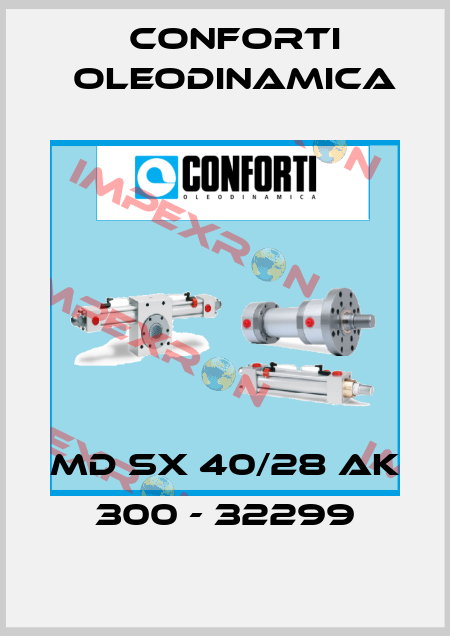 MD SX 40/28 AK 300 - 32299 Conforti Oleodinamica
