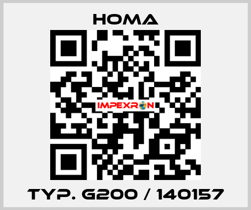 Typ. G200 / 140157 HOMA