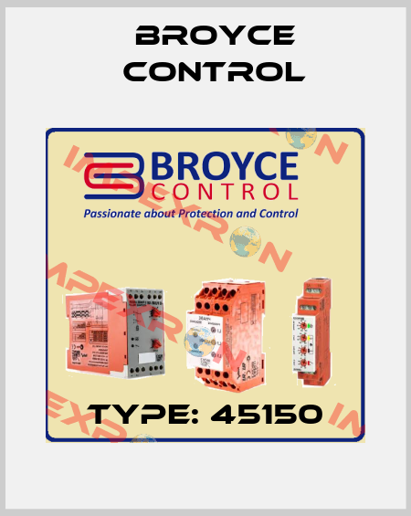 Type: 45150 Broyce Control