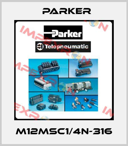M12MSC1/4N-316 Parker