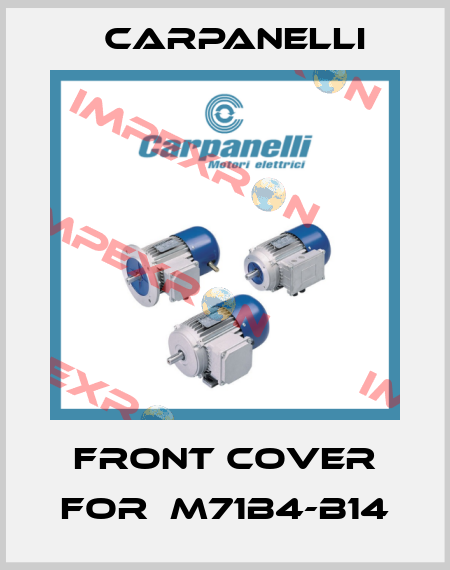 front cover for  M71b4-B14 Carpanelli
