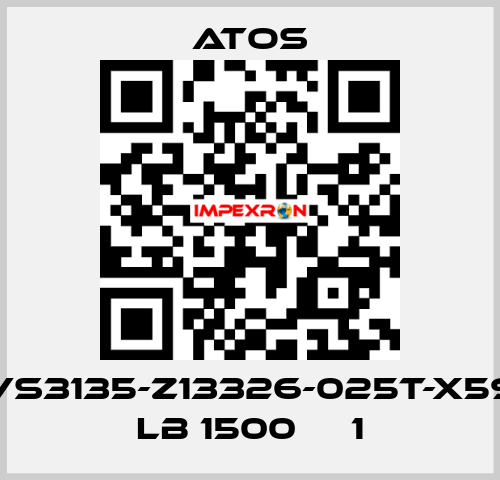 VS3135-Z13326-025T-X59 LB 1500 АС1 Atos