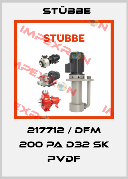 217712 / DFM 200 PA d32 SK PVDF Stübbe