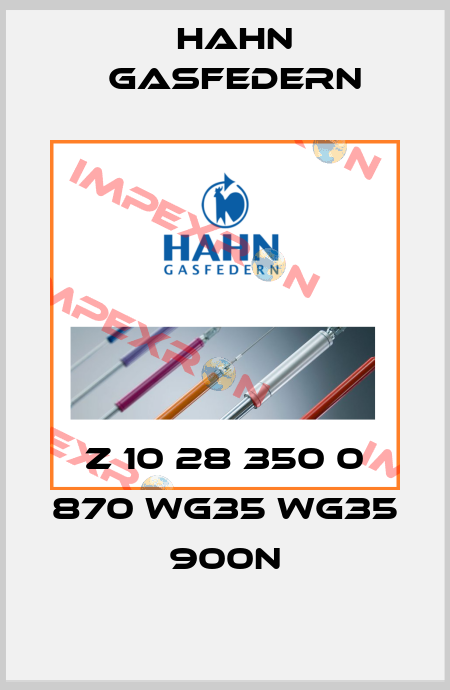 Z 10 28 350 0 870 WG35 WG35 900N Hahn Gasfedern