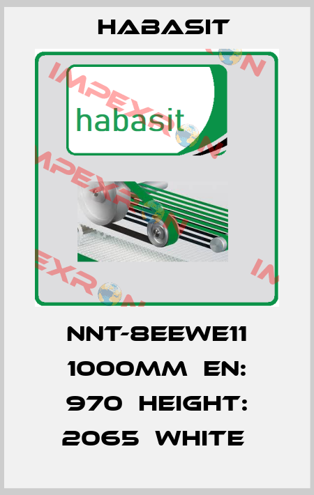 NNT-8EEWE11 1000MM  EN: 970  Height: 2065  white  Habasit