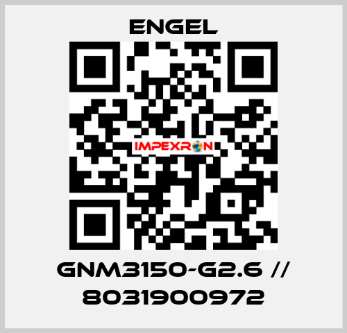 GNM3150-G2.6 // 8031900972 ENGEL