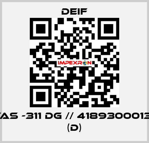 TAS -311 DG // 41893000131 (D) Deif