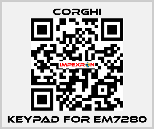 keypad for em7280 Corghi