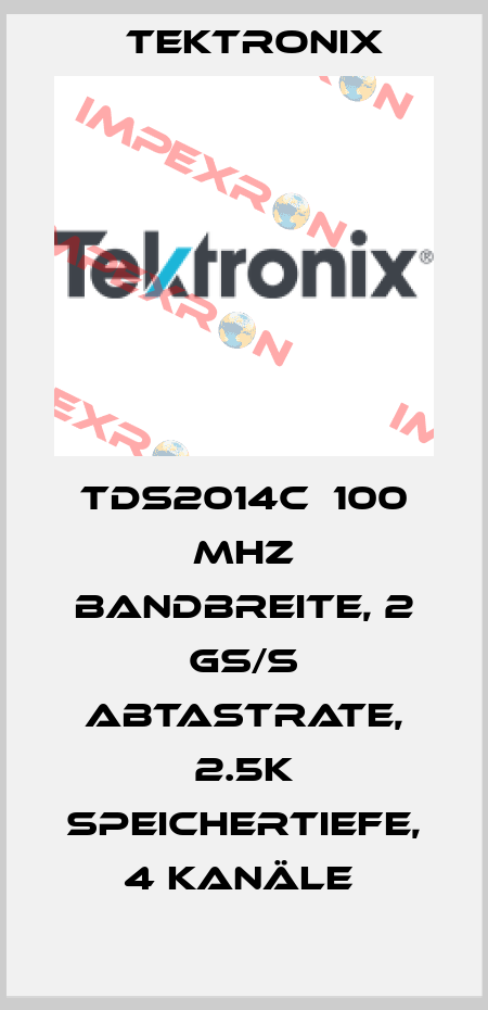 TDS2014C  100 MHz Bandbreite, 2 GS/s Abtastrate, 2.5K Speichertiefe, 4 Kanäle  Tektronix