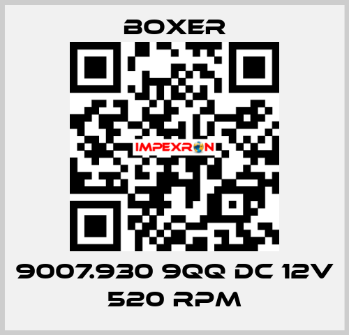 9007.930 9QQ DC 12V 520 rpm Boxer