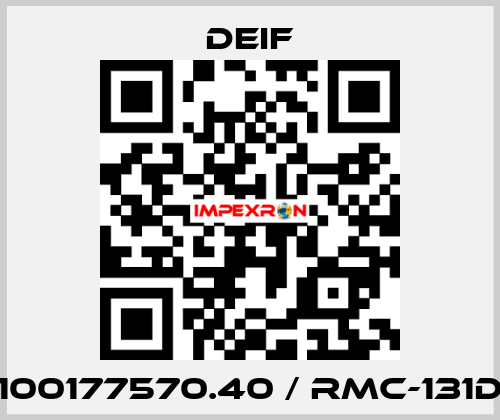100177570.40 / RMC-131D Deif