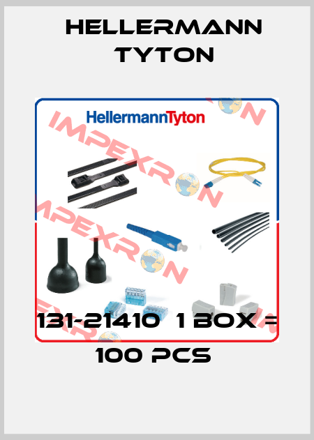 131-21410  1 box = 100 pcs  Hellermann Tyton
