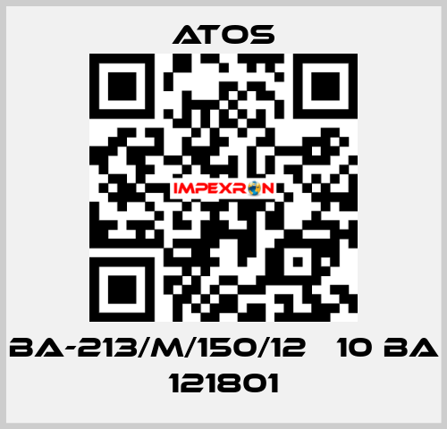 BA-213/M/150/12   10 BA 121801 Atos