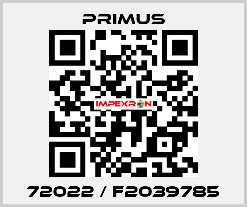 72022 / F2039785 Primus