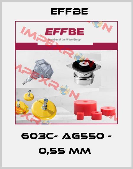 603C- AG550 - 0,55 mm  Effbe
