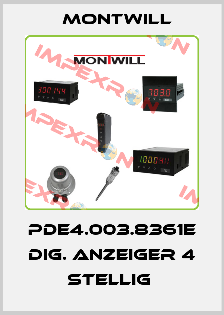 PDE4.003.8361E Dig. Anzeiger 4 stellig  Montwill