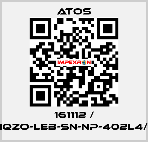 161112 / LIQZO-LEB-SN-NP-402L4/Z Atos