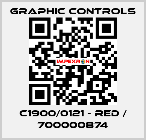 C1900/0121 - Red / 700000874 Graphic Controls