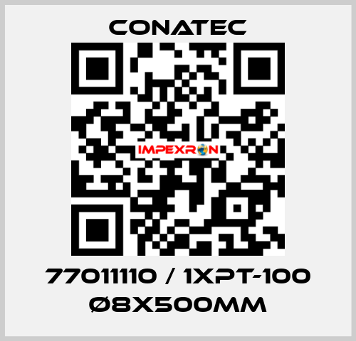 77011110 / 1xPt-100 Ø8x500mm Conatec