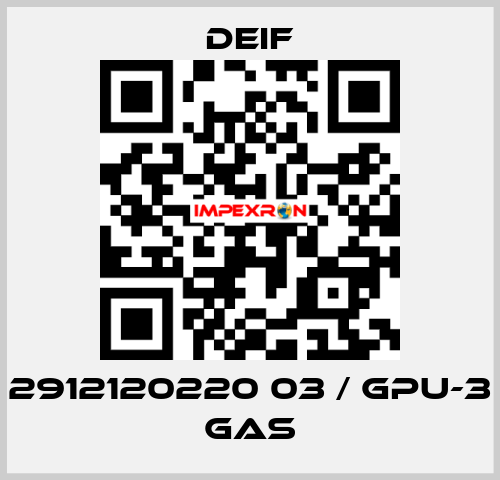 2912120220 03 / GPU-3 Gas Deif