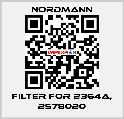 filter for 2364A, 2578020 Nordmann