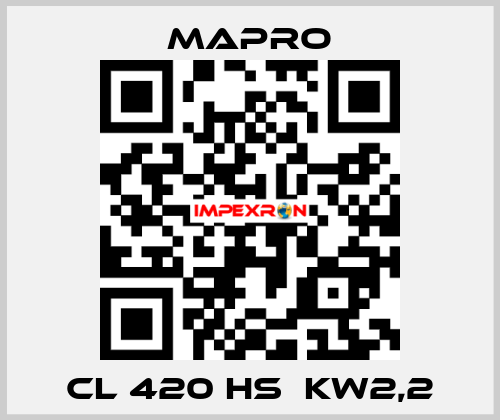CL 420 HS  kW2,2 Mapro