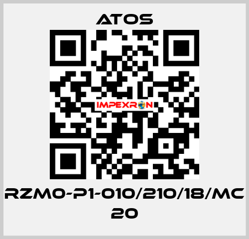 RZM0-P1-010/210/18/MC 20 Atos